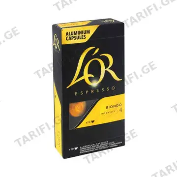 ყავა კაფსულა BIONDO /LOR/ 52გ