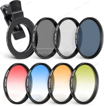 NEEWER - 67MM PHONE CLIP WITH KIT(RED/ORANGE/YELLOW/BFILTER