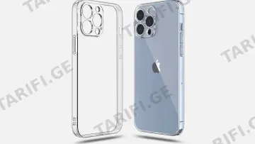 IPhone 11 Pro Max სილიკონის გამჭვირვალე ქეისი (Transparent Silicone Case) თავსებადია: IPhone 11 Pro Max
