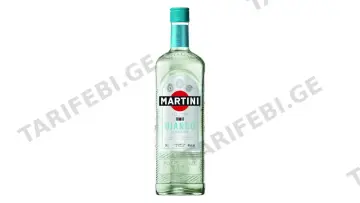 Martini Bianco 1 L 15 % New Design - ვერმუტი მარტინი ბიანკო