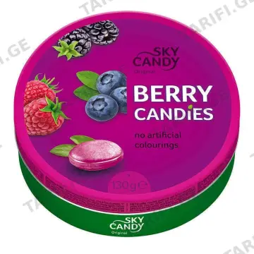 კანფეტი / C&H / “Sky Candy” კენკრის წვეთები 11*130 გრ
