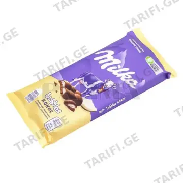 Milka Bubbles კოკოს შოკოლადი, 100გ